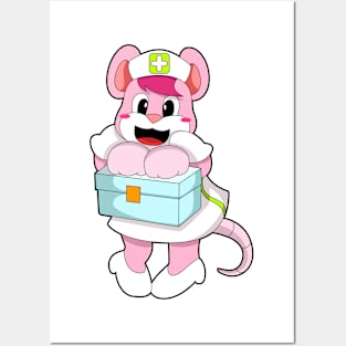 Rat as Nurse with Box Posters and Art